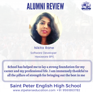 Read more about the article St Peter English High School has helped me to lay a strong foundation for my career and my professional life.