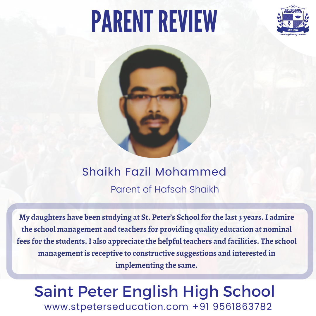 You are currently viewing St Peter English High School, Vasai Review by Shaikh Fazil Mohammed